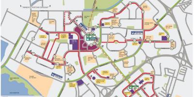 Mapa cyklistické Singapur