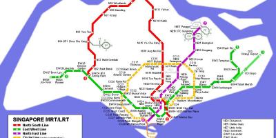 Mrt station Singapur mapu