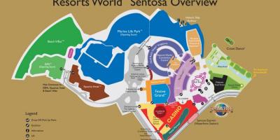 Resorts World Sentosa mapu