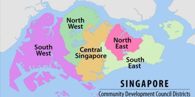 Mapu Singapore kraj